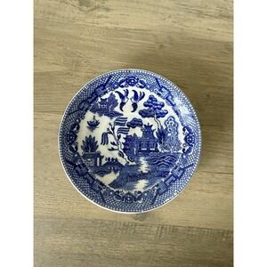 Vintage Blue Willow Saucer Made in Japan